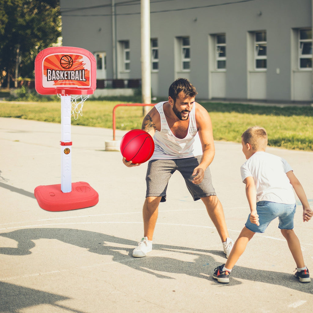 2-in-1 Pool Basketball Game Set with 2 Balls