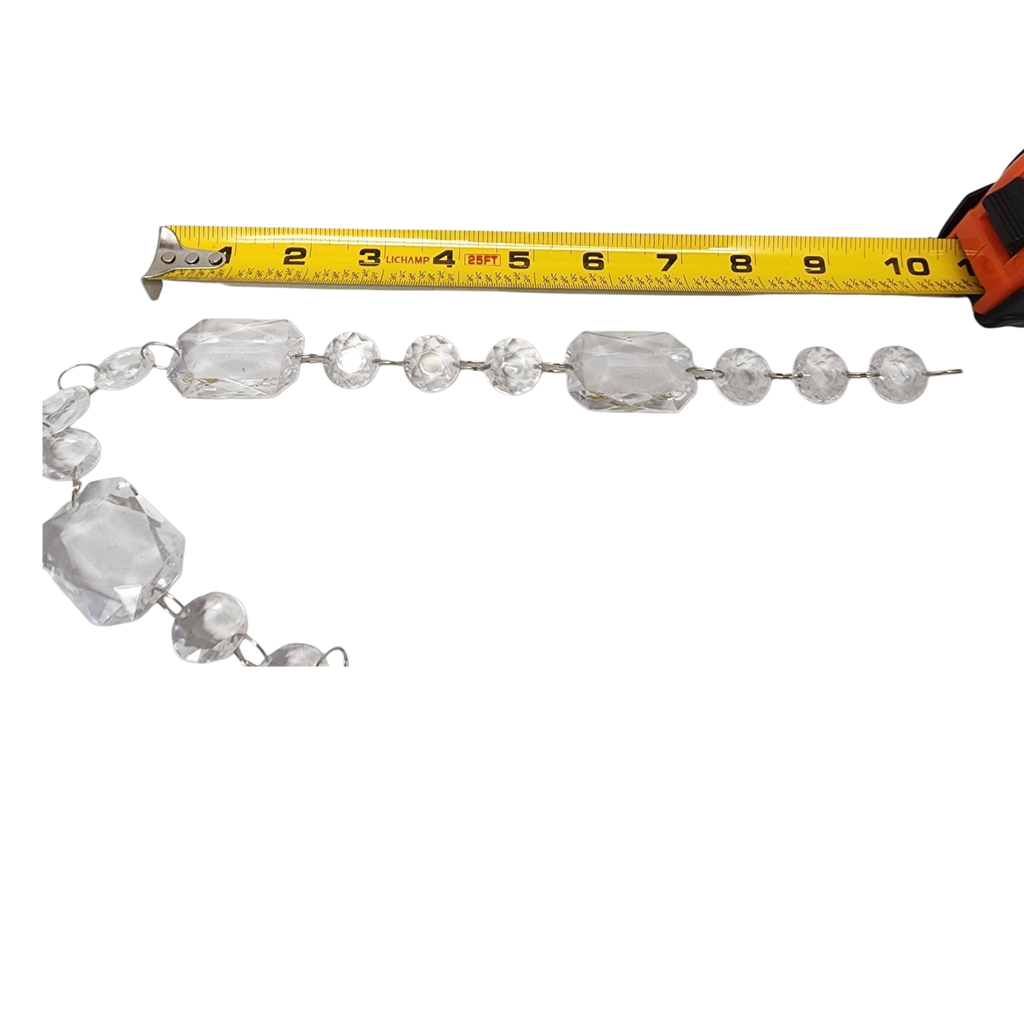 Clear Acrylic Bead Garland – 72 in