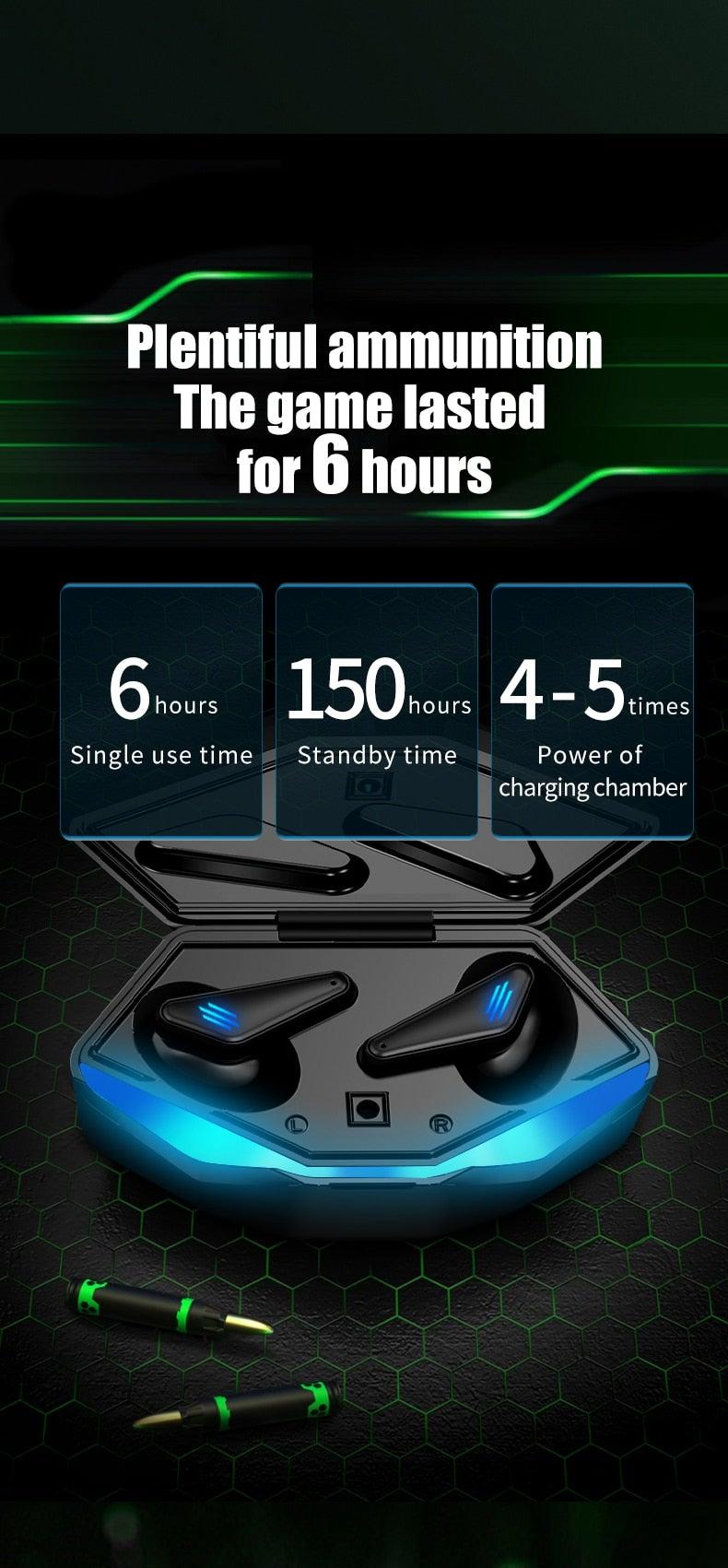 STEVVEX Bluetooth 5.0 Wireless In-Ear Earbuds with Mic