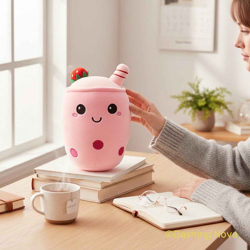 Boba Bubble Tea Plush Toy