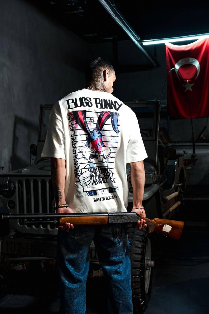 Men's Bugs Bunny Oversized Graphic T-Shirt