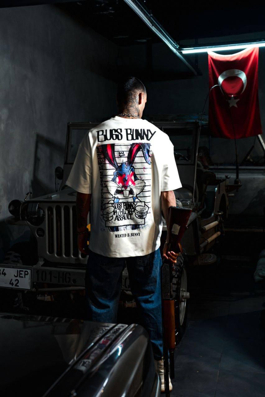 Men's Bugs Bunny Oversized Graphic T-Shirt