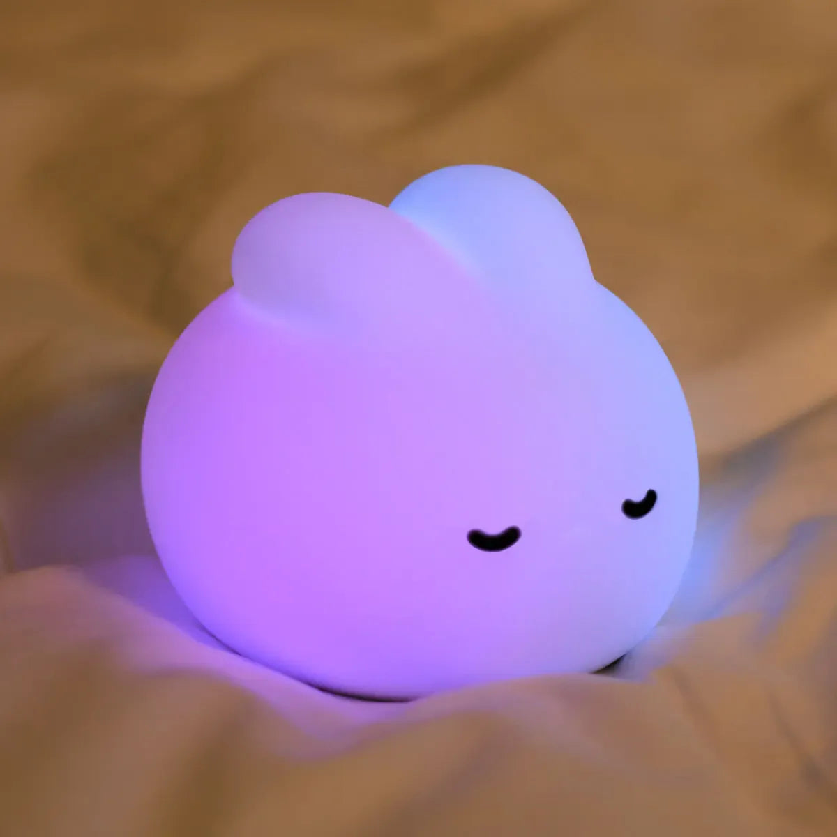 Soft Silicone Bunny LED Night Light for Kids