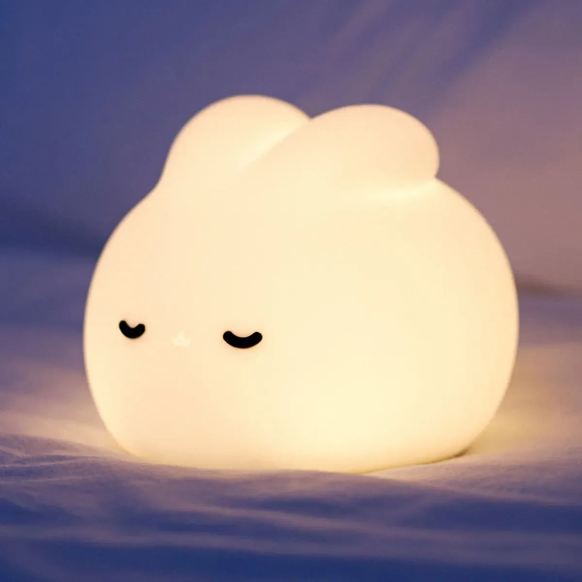 Soft Silicone Bunny LED Night Light for Kids