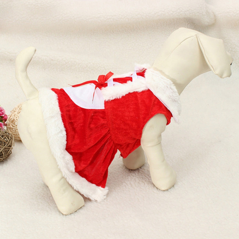 Christmas Dog Vest & Winter Outfit for Small Dogs
