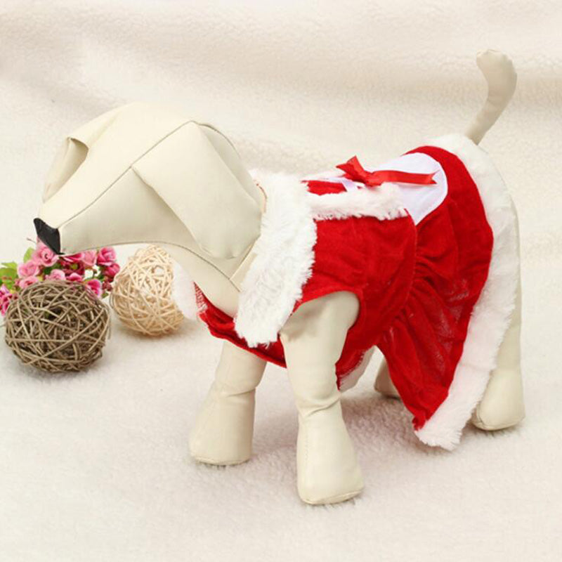 Christmas Dog Vest & Winter Outfit for Small Dogs