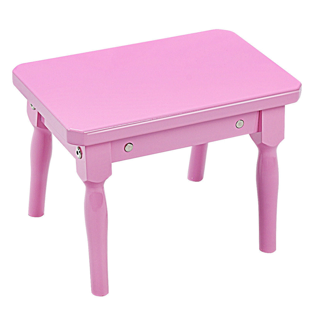 Kids’ 30-Key Mini Grand Piano with Bench — Pink