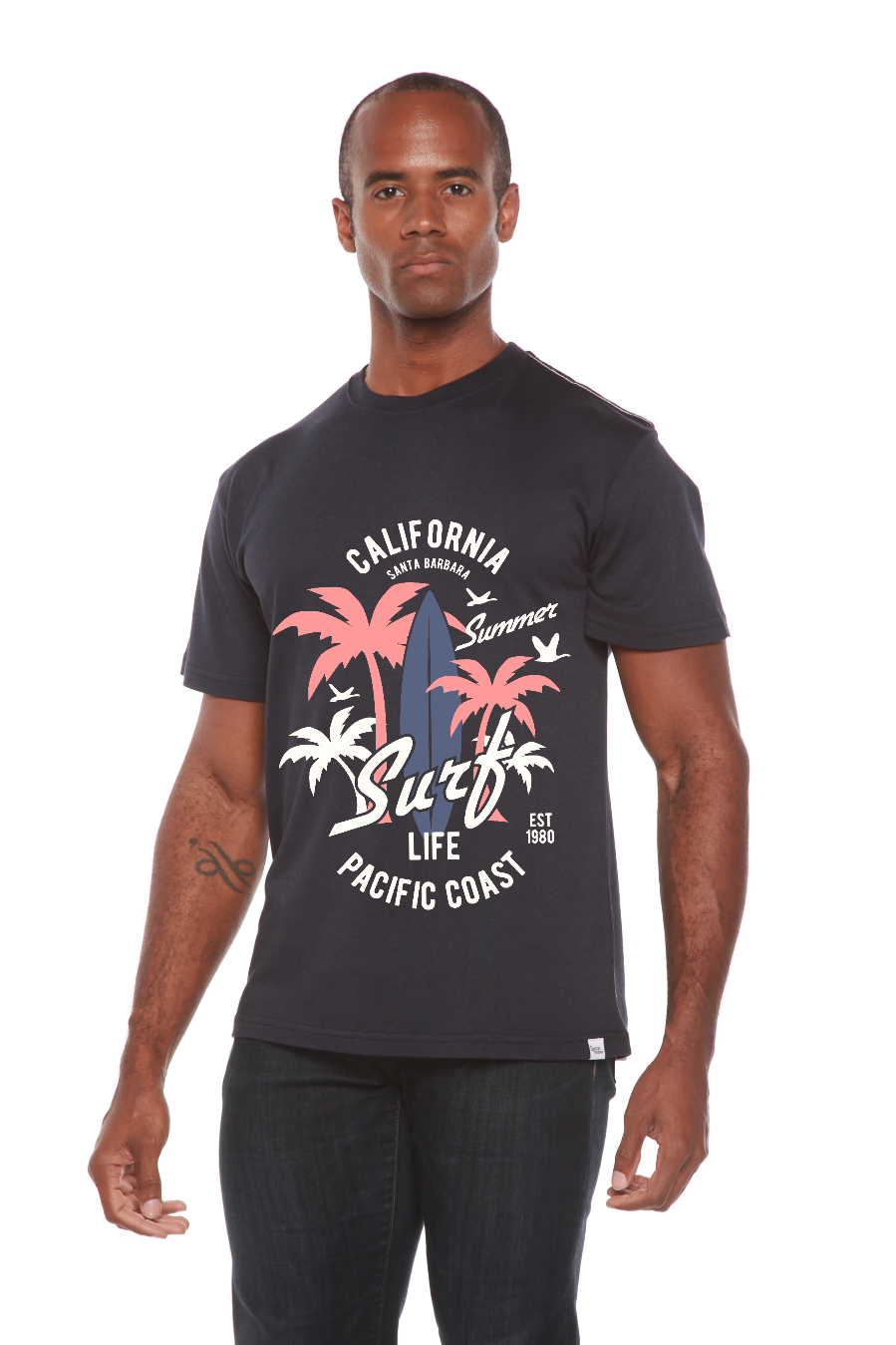 Men's California Surf Bamboo-Blend T-Shirt