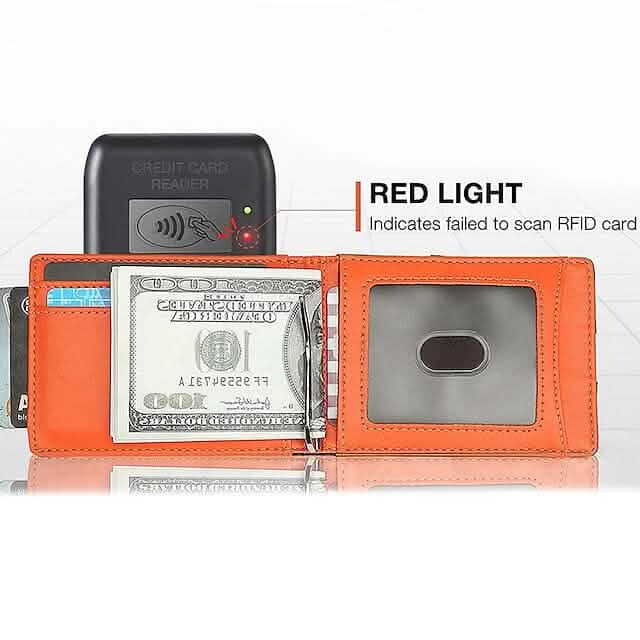 Men’s Carbon Fiber RFID Bifold Wallet