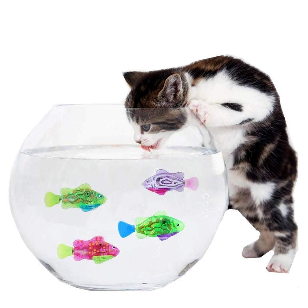 Interactive LED Swimming Fish Toy for Cats & Dogs