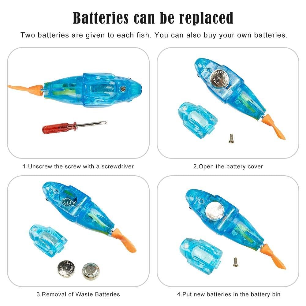 Interactive LED Swimming Fish Toy for Cats & Dogs