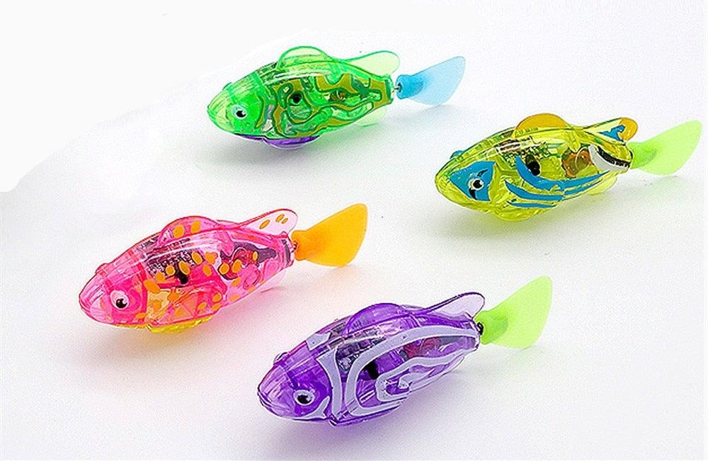Interactive LED Swimming Fish Toy for Cats & Dogs