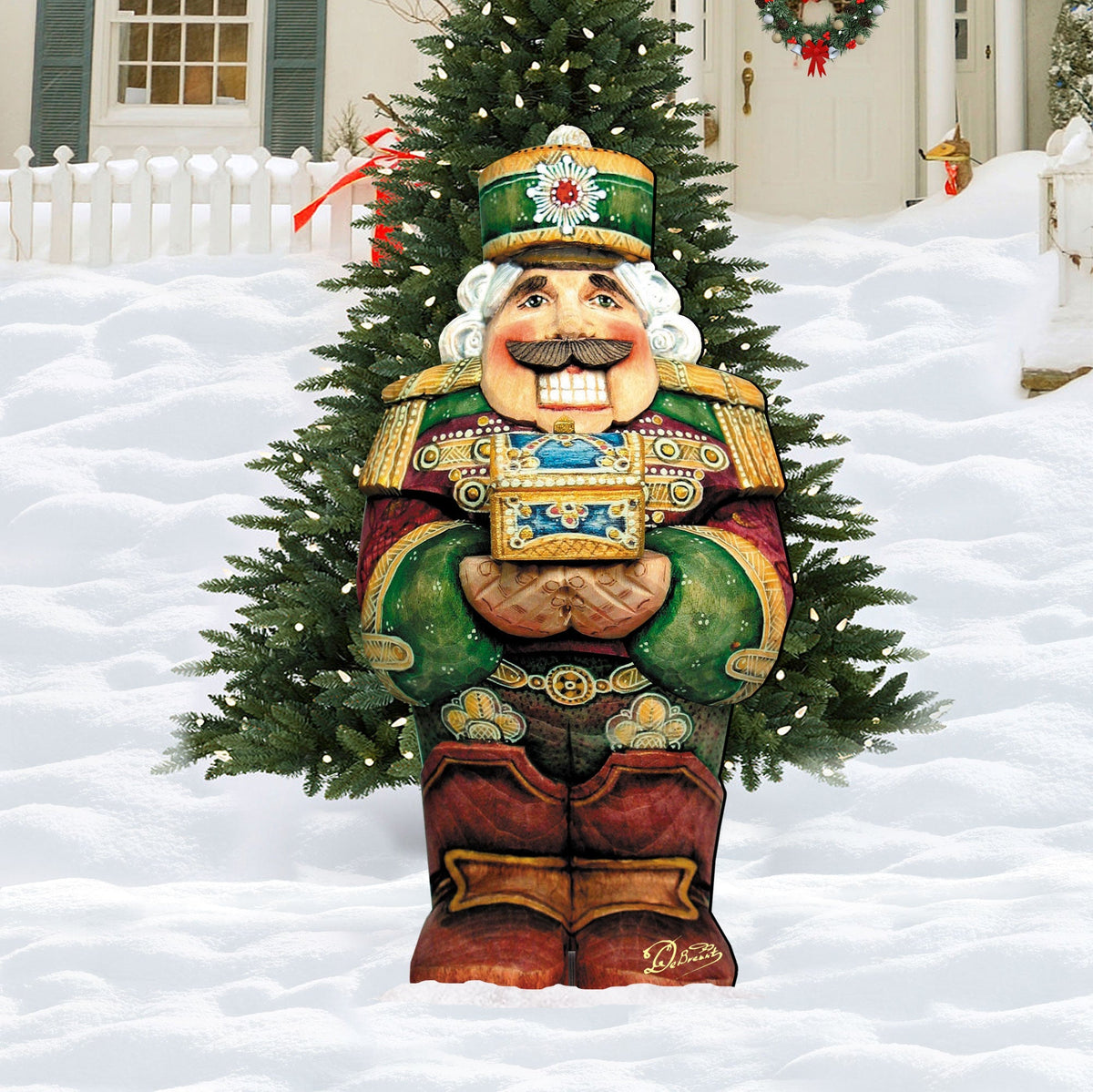 Nutcracker's Gift Holiday Outdoor Yard Sign by G. DeBrekht - Christmas Decor - 8153313F
