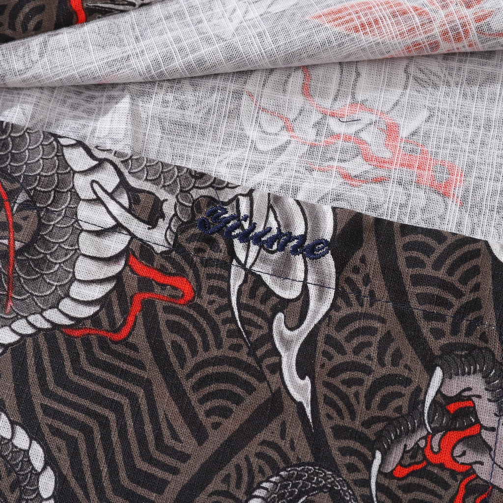 Men's Dragon's Flight Cotton Hawaiian Shirt