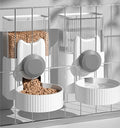 Hanging Cat Water Fountain And Automatic Dog Feeder For Drinking