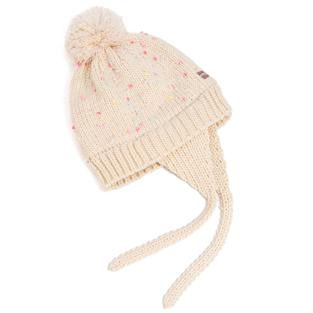 Kids’ Knit Earflap Beanie with Ties, Ages 2–6