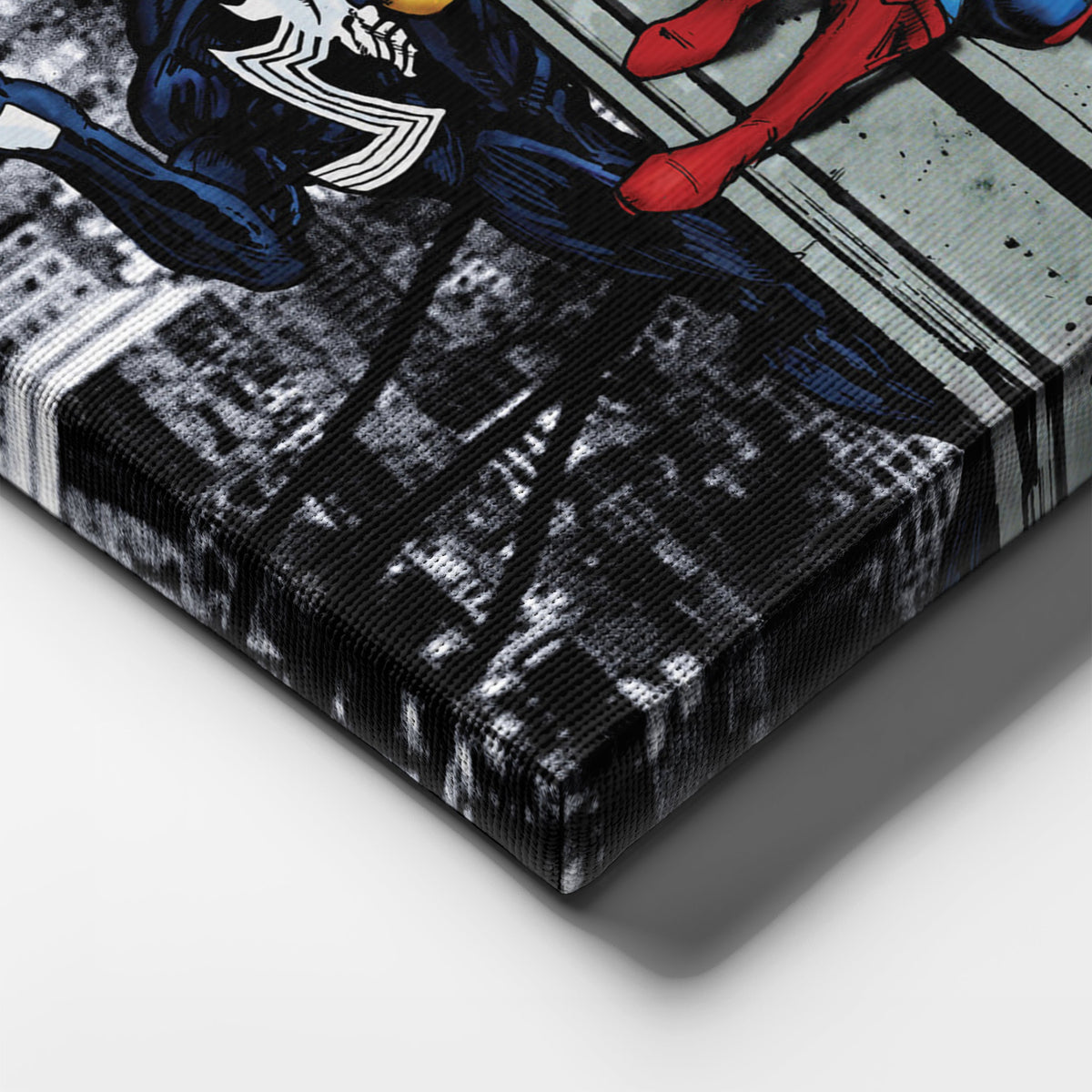 Marvel & DC Superheroes Skyscraper Canvas Wall Art