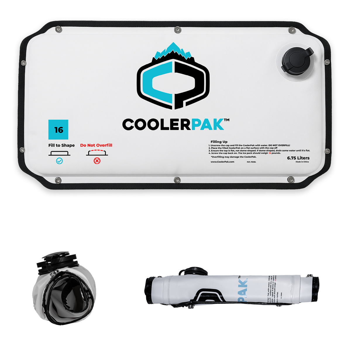 CoolerPak 16 lb Reusable Cooler Ice Block Pack