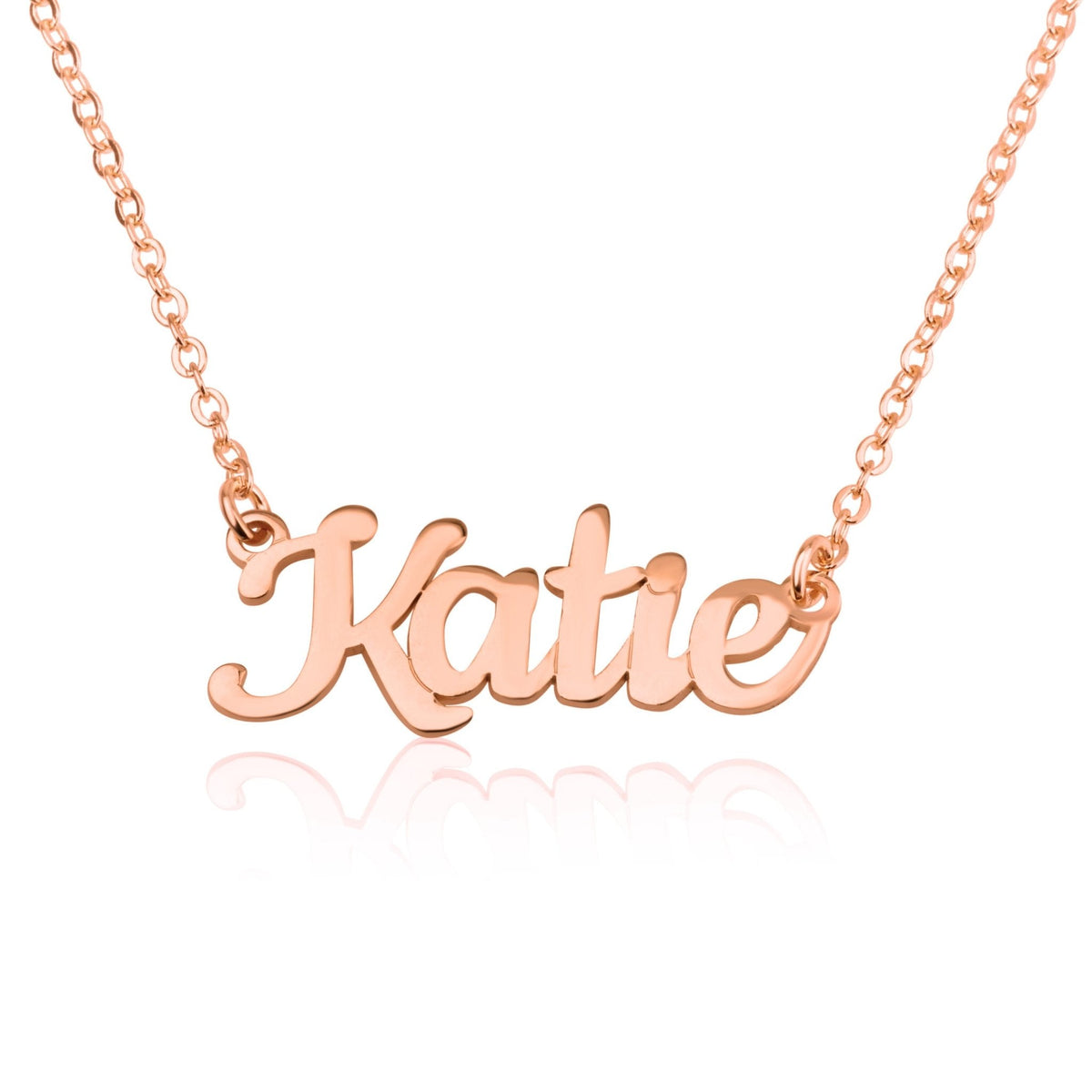 Personalized Script Name Necklace – Custom Font & Chain