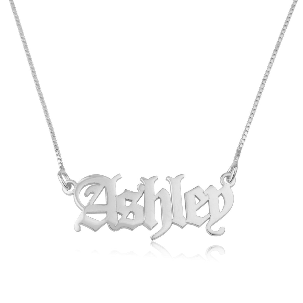 Personalized Script Name Necklace – Custom Font & Chain