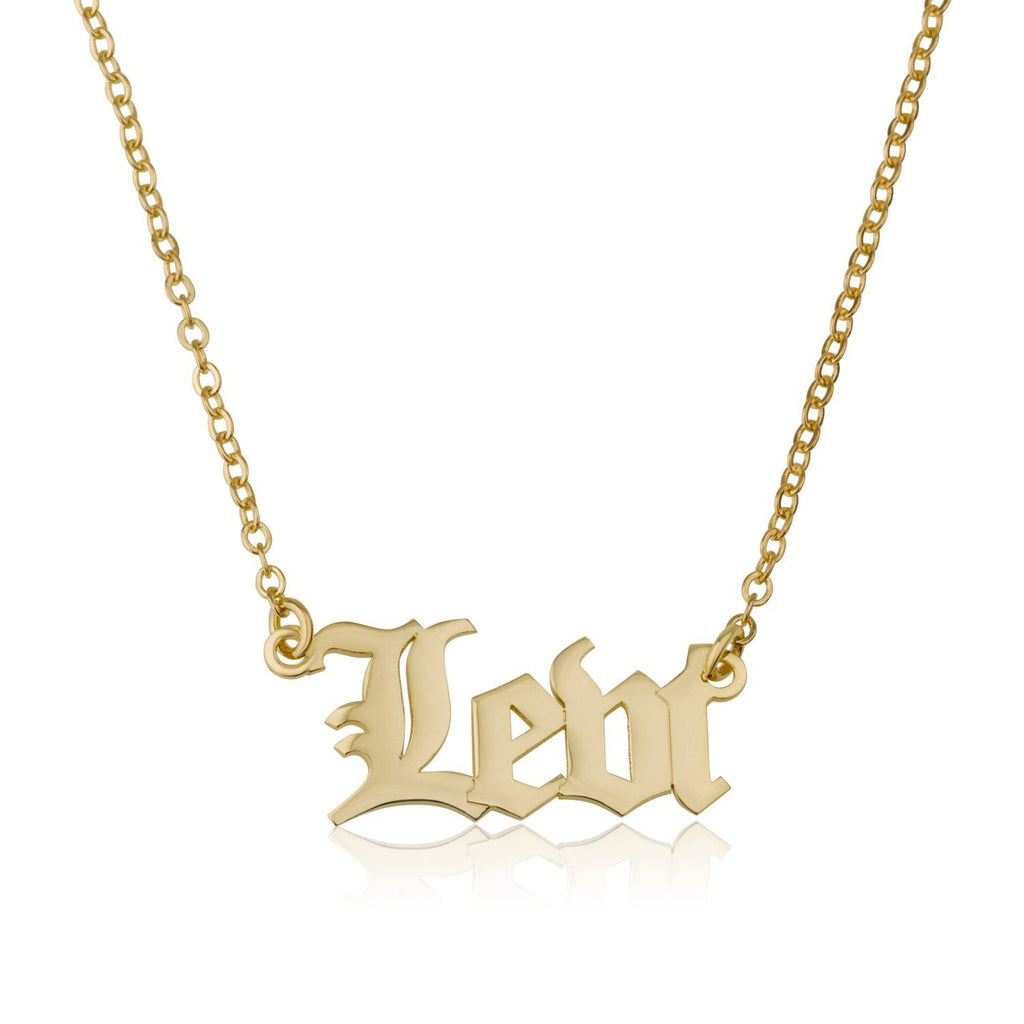 Personalized Script Name Necklace – Custom Font & Chain