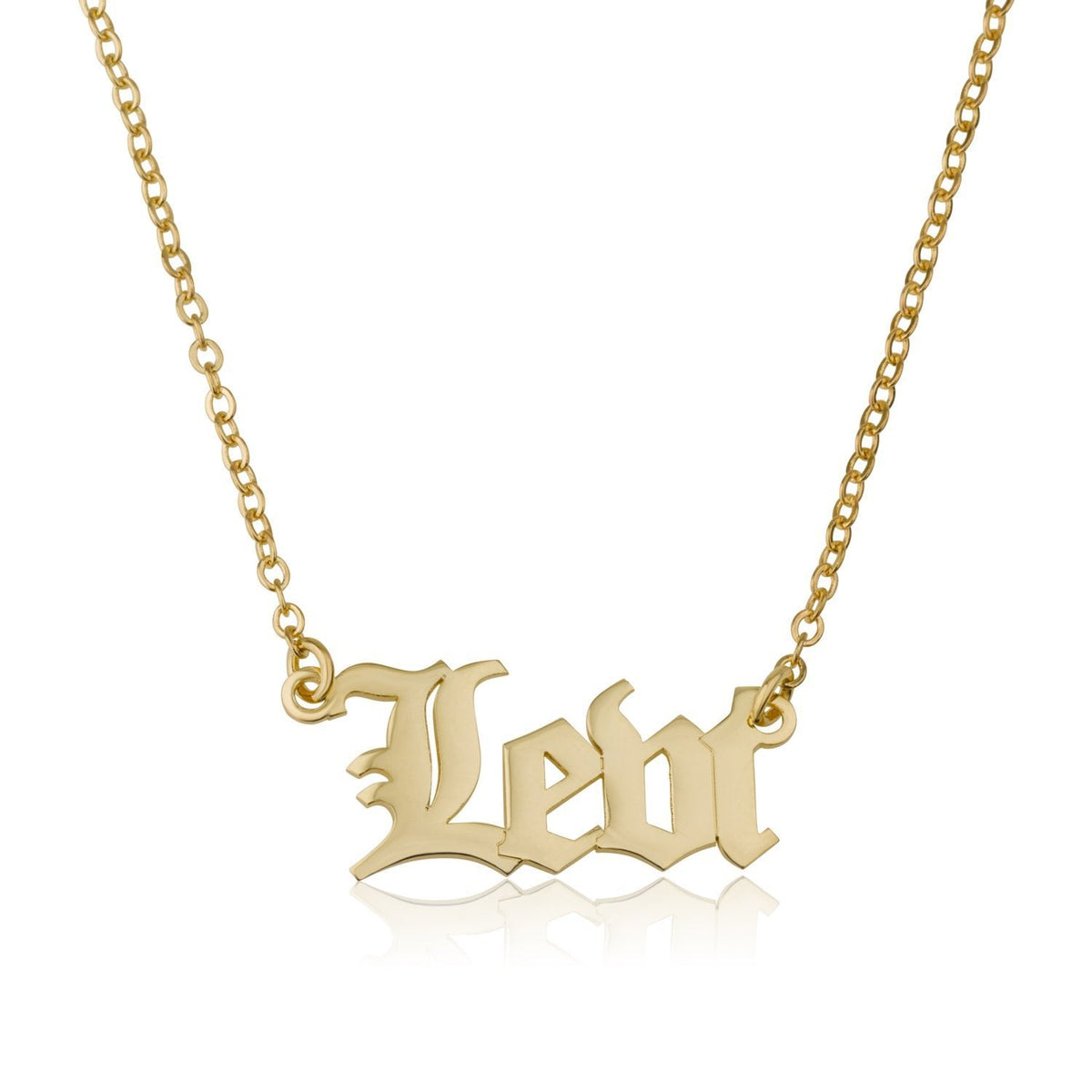 Personalized Script Name Necklace – Custom Font & Chain