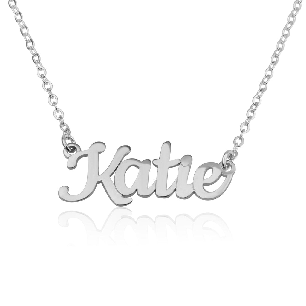 Personalized Script Name Necklace – Custom Font & Chain