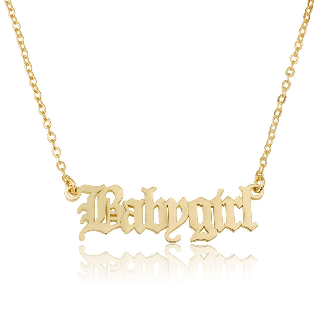 Personalized Script Name Necklace – Custom Font & Chain