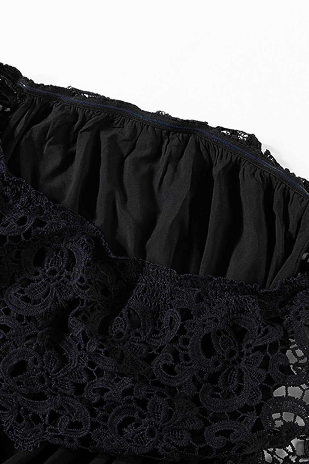 Women's Plus Size Off-Shoulder Lace-Sleeve Dress