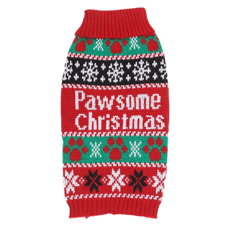 Cartoon Winter Dog Sweater & Coat for Small Dogs and Cats