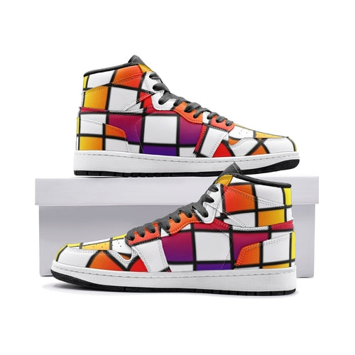 VIPER Multi Cubes High-Top Sneakers – Style 55TO 02