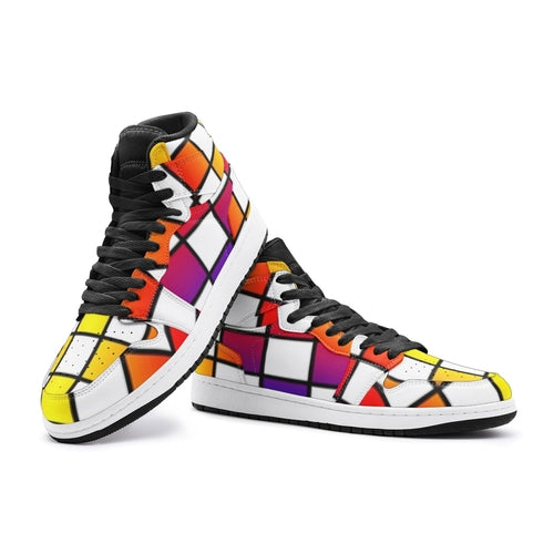 VIPER Multi Cubes High-Top Sneakers – Style 55TO 02