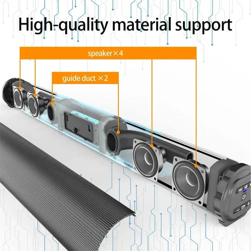 Bluetooth & USB Stereo Speaker System with Subwoofer