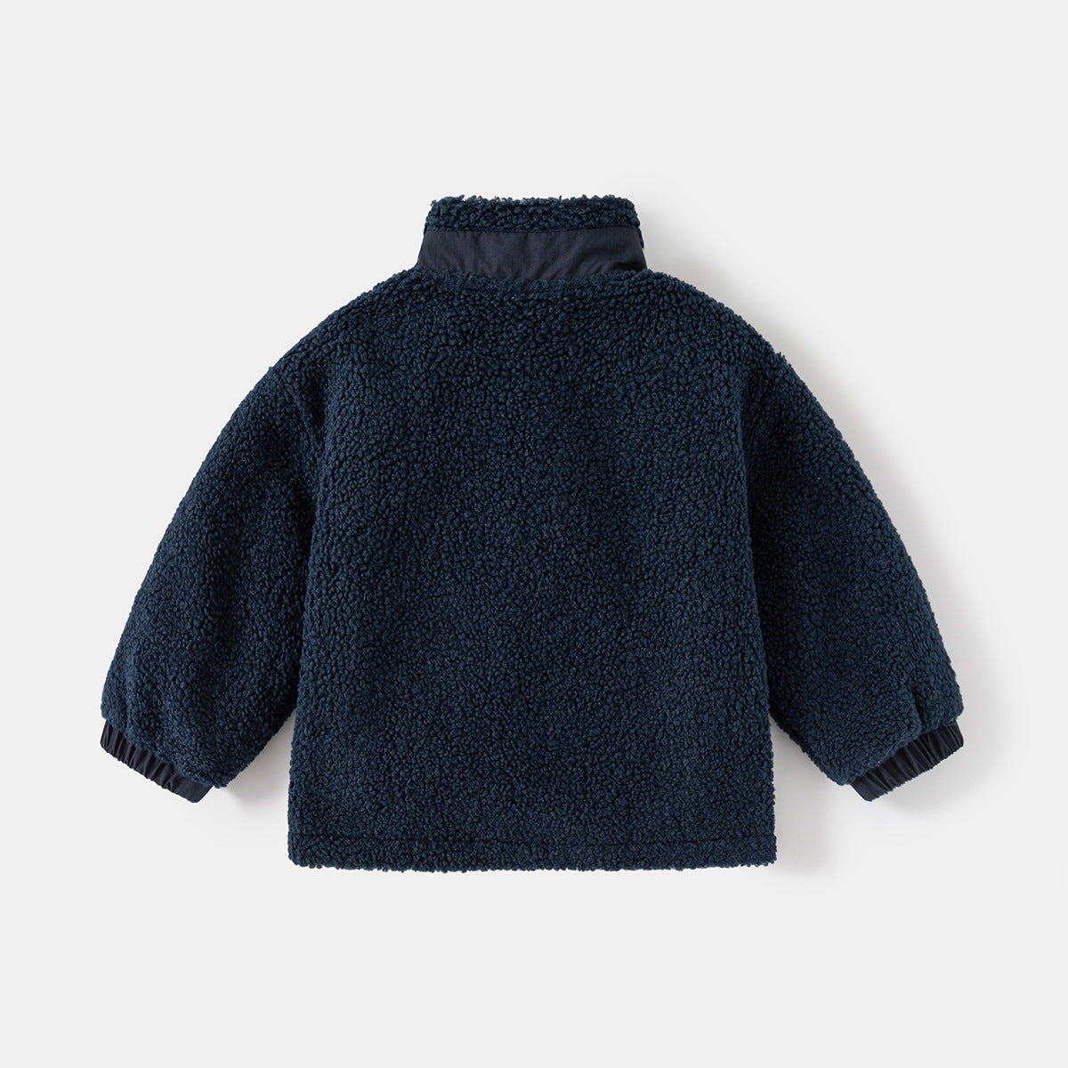 Boys’ Fleece Stand-Collar Coat