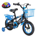 16-Inch Kids’ Bike with Training Wheels, Helmet & Basket