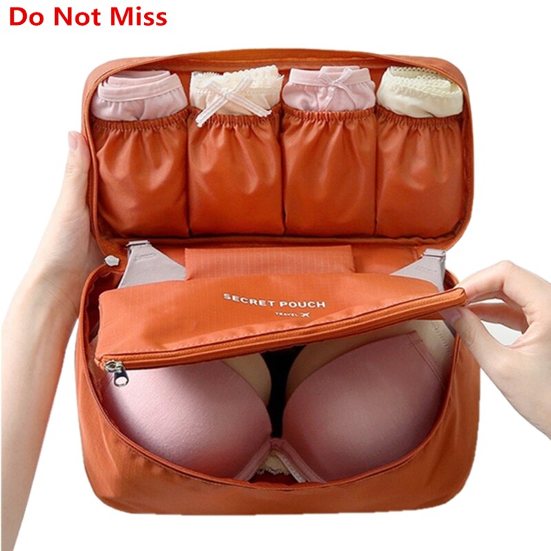 Nylon Travel Organizer for Underwear & Toiletries