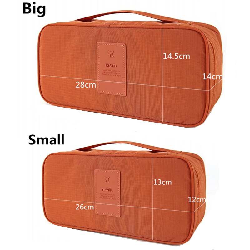 Nylon Travel Organizer for Underwear & Toiletries