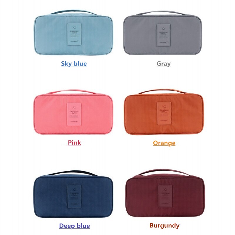 Nylon Travel Organizer for Underwear & Toiletries
