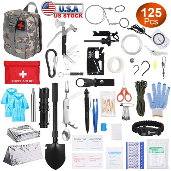 125-in-1 Camping & Hiking Survival Kit
