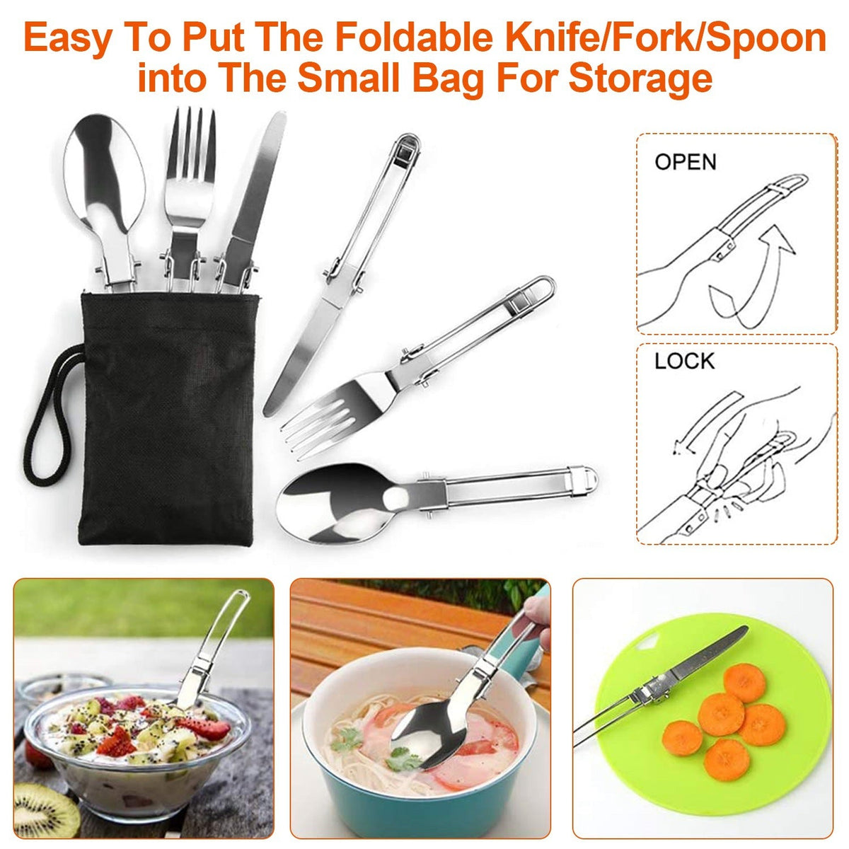 16-Piece Aluminum Camping Cookware Set with Pot, Pan & Kettle