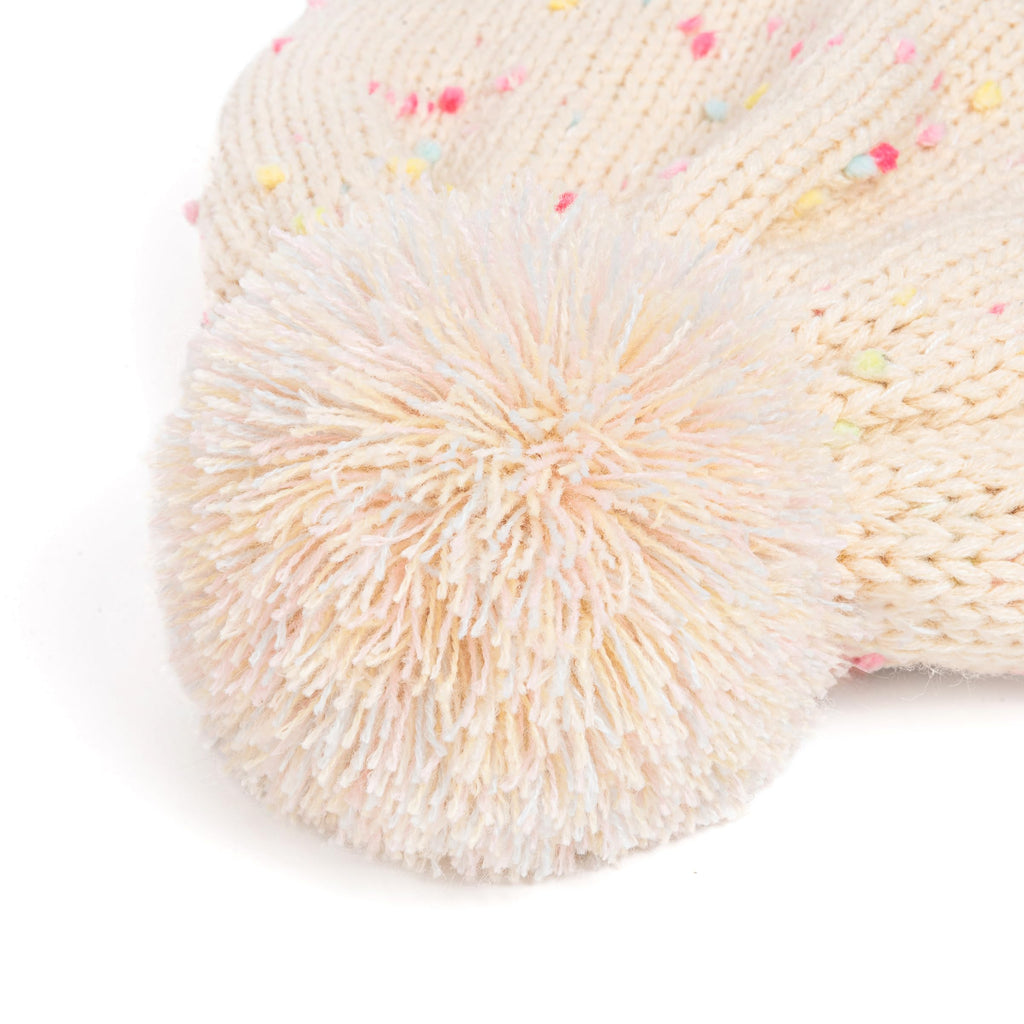 Kids’ Knit Earflap Beanie with Ties, Ages 2–6