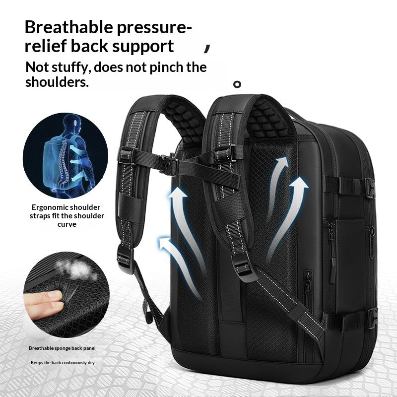 Vacuum Compression Travel Backpack