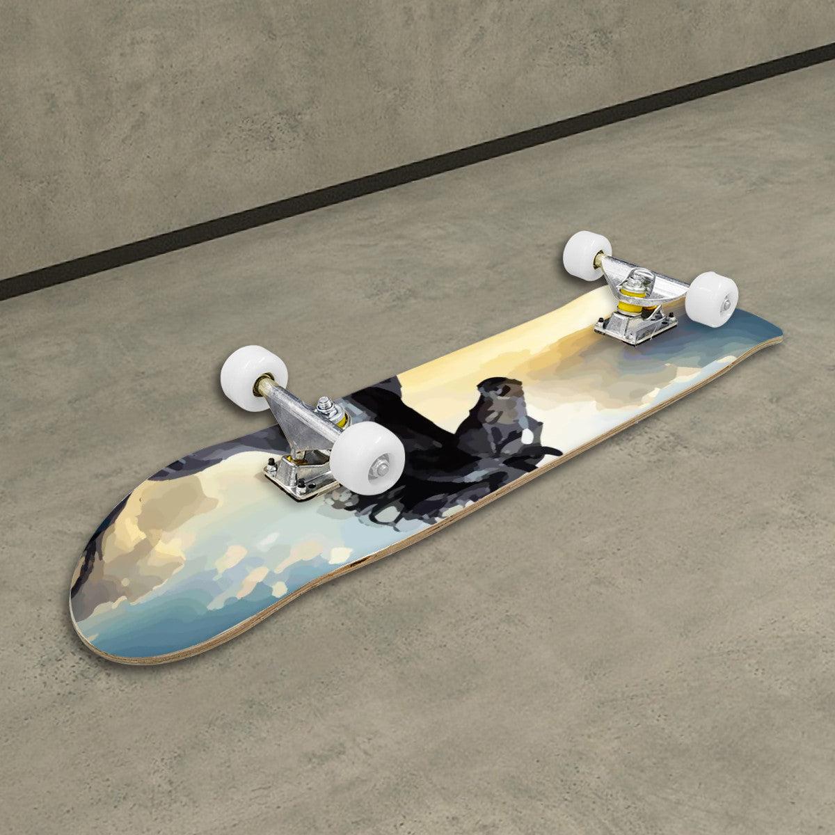 Wild Black Horse Complete Skateboard – Made in USA