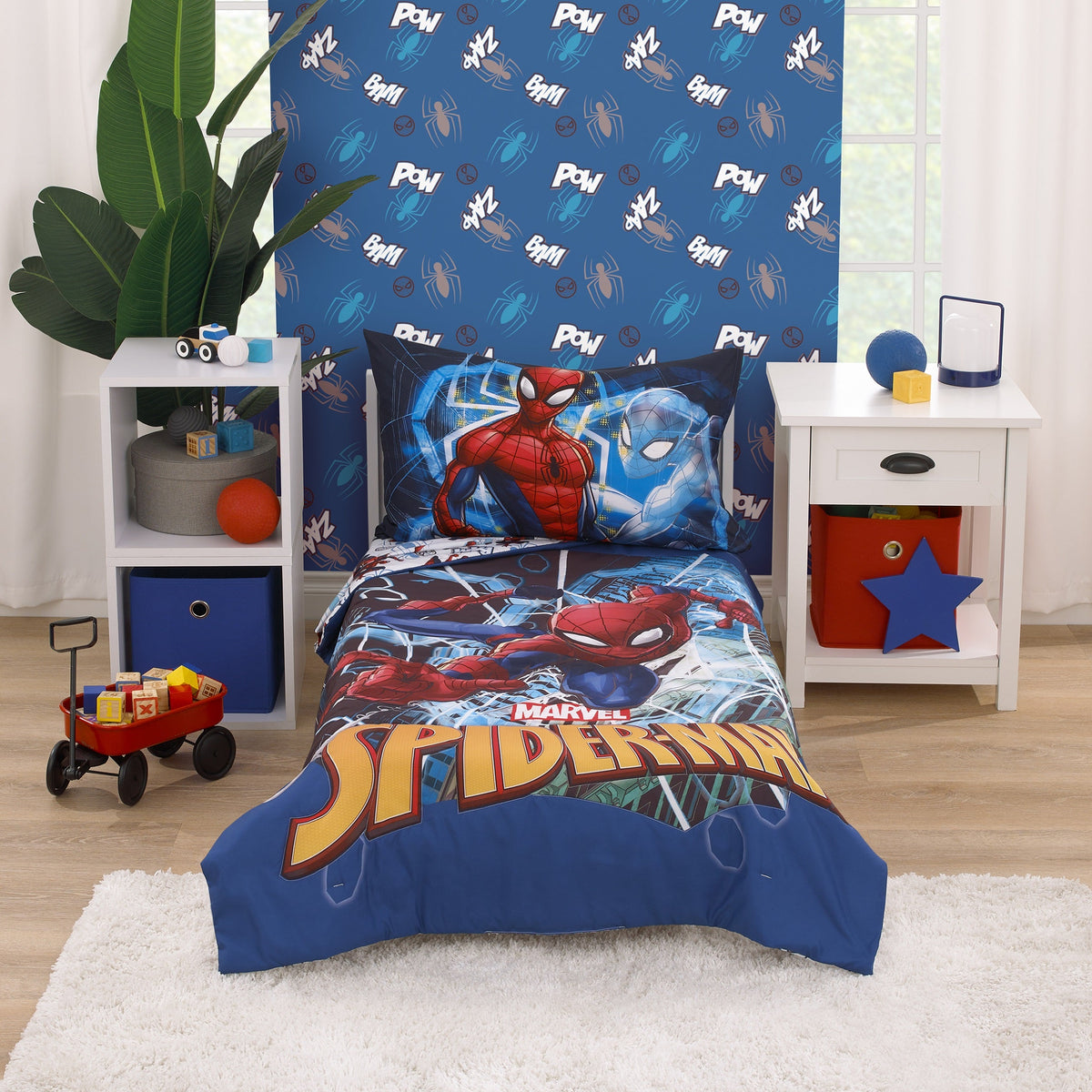 Marvel Spider-Man Plush Toddler Blanket — 40 x 50 in