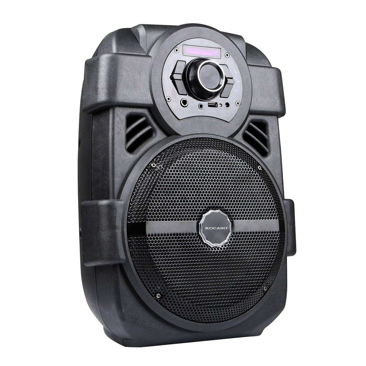 KOCASO 8-Inch Bluetooth PA Karaoke Speaker with Wired Mic