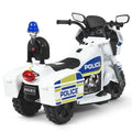 Kids' Electric Police Motorcycle Ride-On