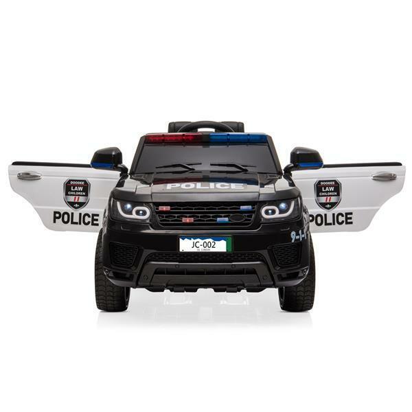 Kids' Electric Police SUV Ride-On with Siren