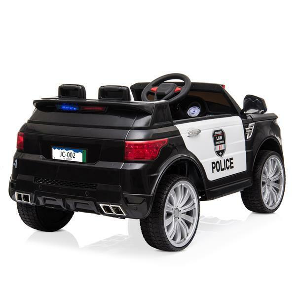 Kids' Electric Police SUV Ride-On with Siren
