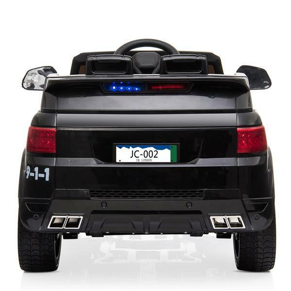 Kids' Electric Police SUV Ride-On with Siren