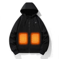 Men's Five-Zone Heated Zip-Up Hoodie
